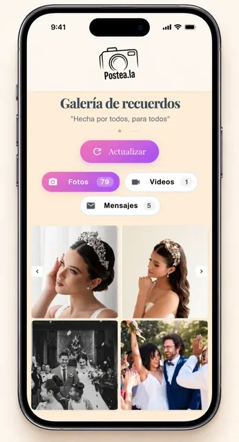 Galería de fotos en el teléfono